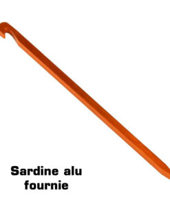 Sardine en alu fournie avec la manche à air