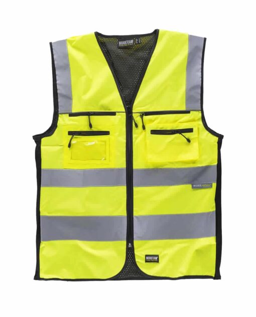 gilet de sécurité jaune