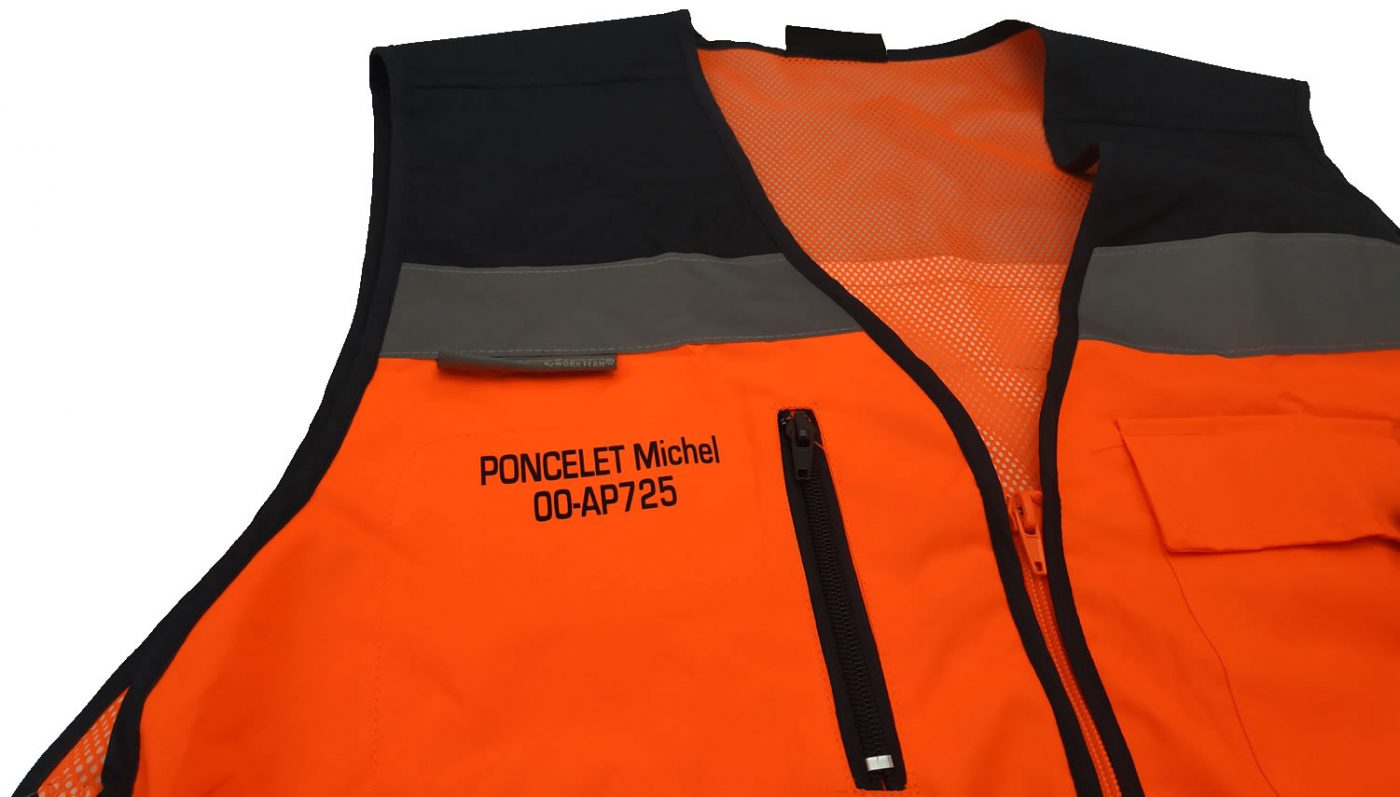 Exemple de personnalisation pour un télépilote belge