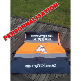 Exemple de personnalisation de gilet de travail