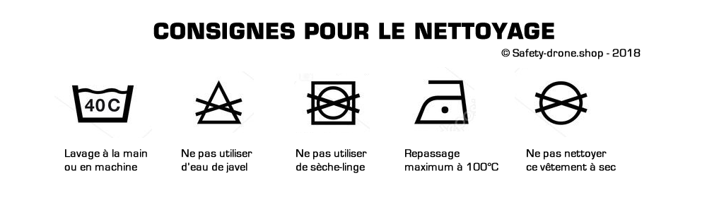 Consignes pour le nettoyage