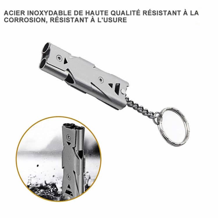 BESPORTBLE 4 Pièces Sifflet De Survie Sifflet De Sécurité Sifflet en  Aluminium Fournitures De Survie Sifflet d'urgence Équipement De Survie  Sifflet