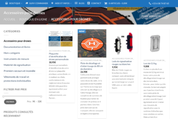 Page d'accueil Safety-drone.shop