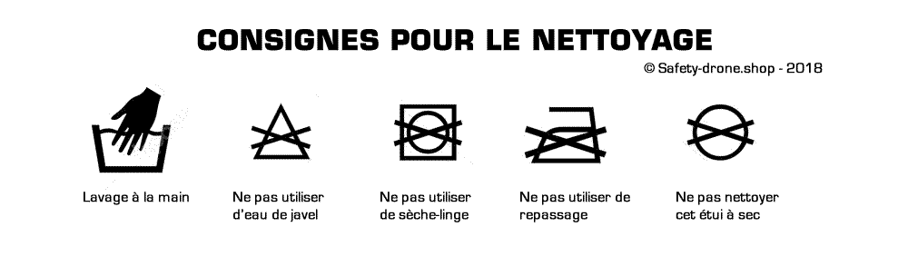 Consignes de nettoyage étui