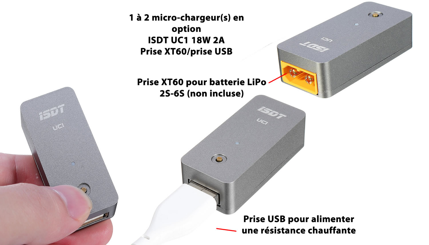 Micro-chargeur ISDT UC1