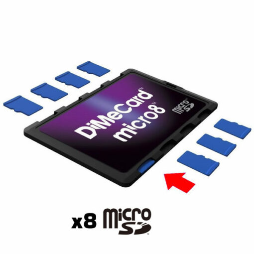 Porte-carte 8 cartes micro-SD