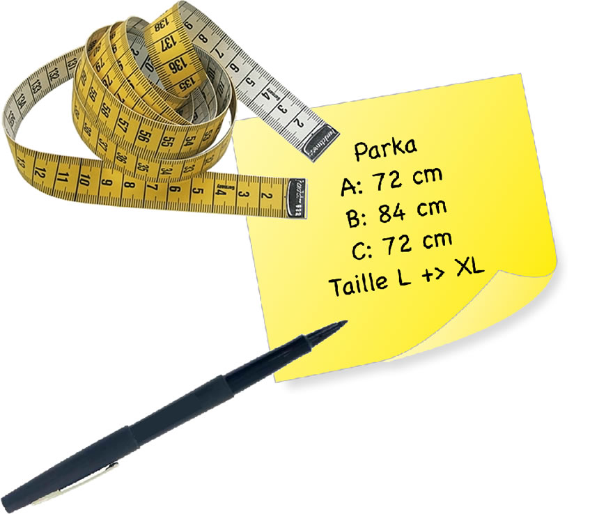 Faire des mesures pou déterminer une taille