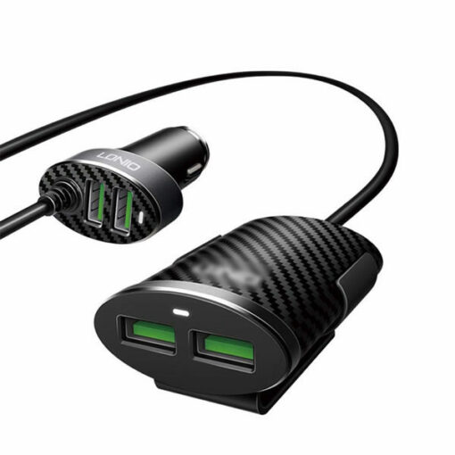 chargeur voiture USB avec câble