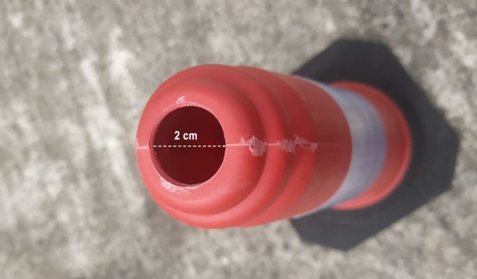 diamètre trou du cône