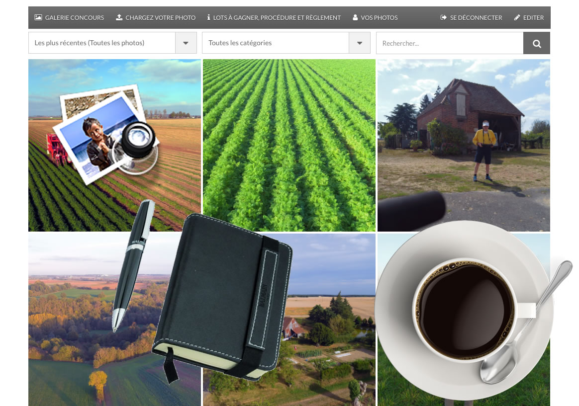Sélection des candidatures au grand jeu concours photo