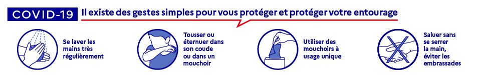 Gestes barrière contre covid-19
