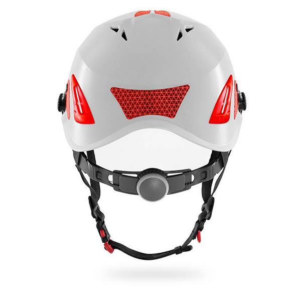 Casque à visière intégrée de dos