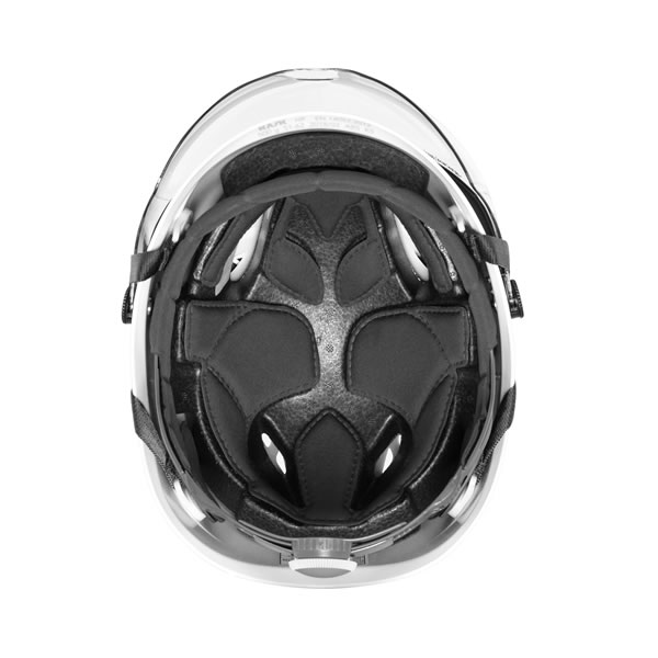 Intérieur du casque à visière intérgrée