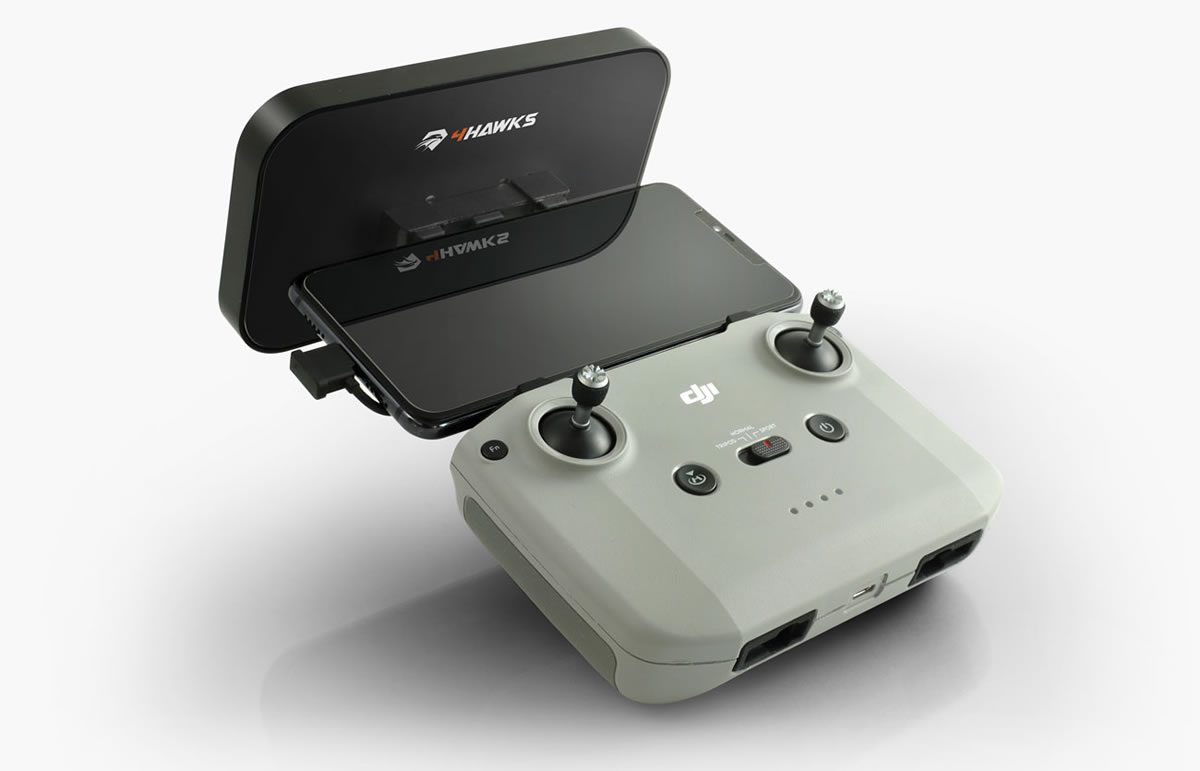 Booster d'antenne Raptor SR pour drone DJI mini 2 et DJI Mavic Air 2