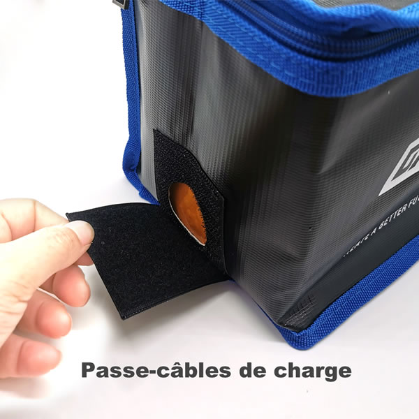 Sac de protection anti-feu pour batteries LiPo 23 x 18 cm