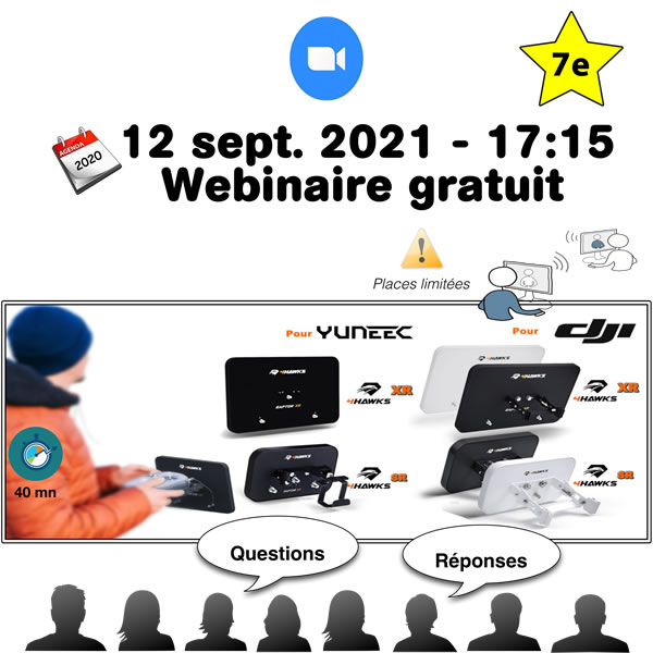 Webconférence découverte booster d'antennes Raptor du 12 septembre 2021