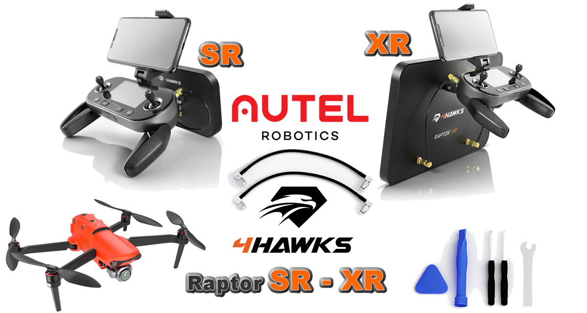 Intro présentation boosters d'antennes Raptor SR et XR pour drones Autel Robotics