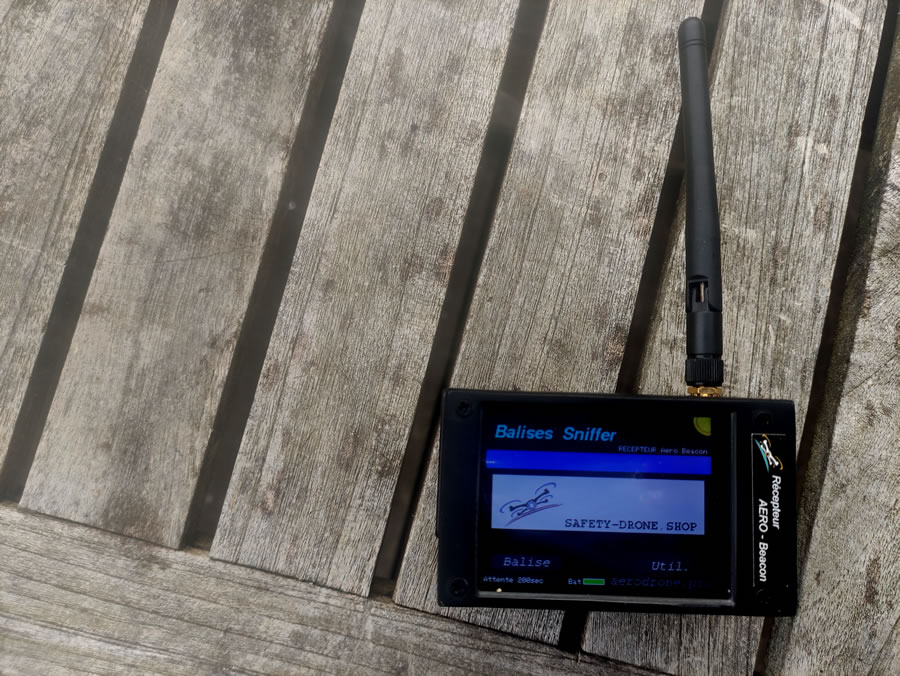 Antenne du récepteur d'eBalises