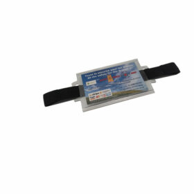 Porte-badge d'identification pour casque type montagne
