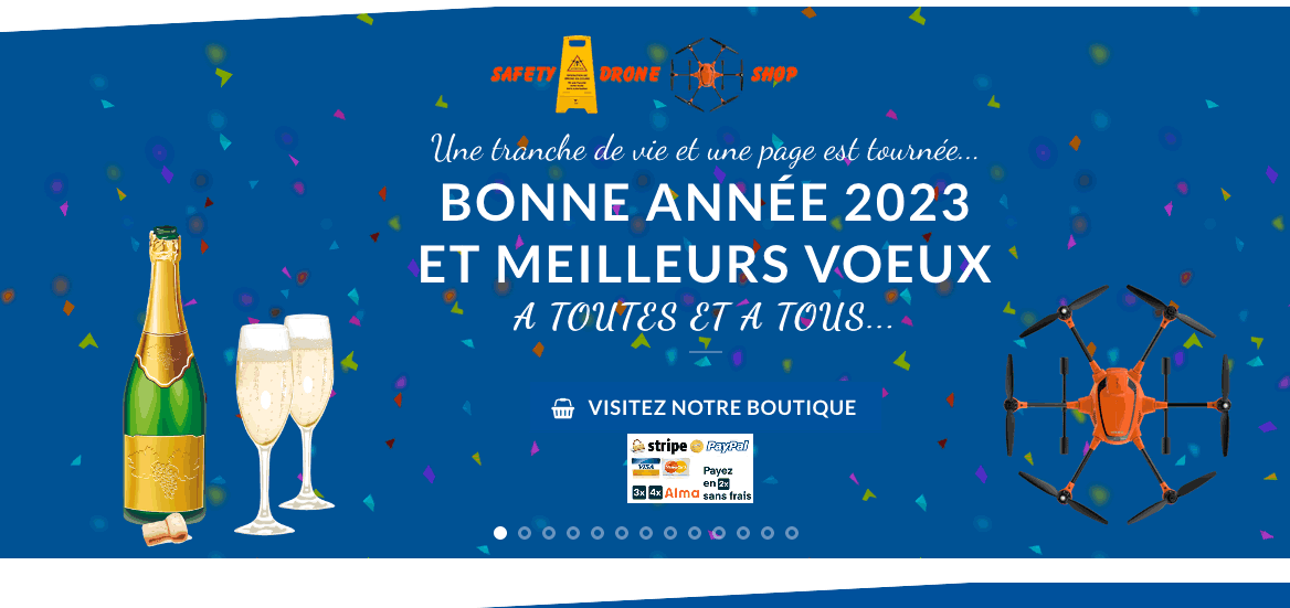 Bonne année 2023 par Safety-drone.shop