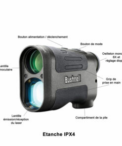 Descriptif du télémètre laser Prime 6x24mm LRF 1300 Black