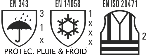 Normes EN de la parka