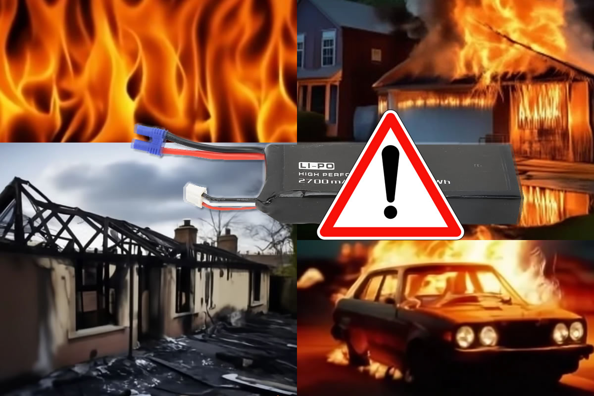 Batteries au lithium danger et prévention incendie