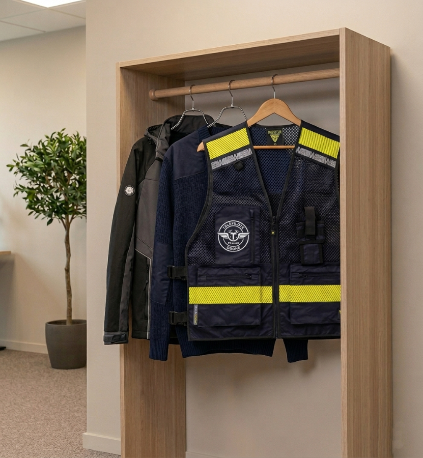 Stockage des vêtements de travail Stockage des vêtements de travail