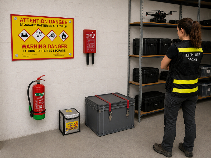 Bonnes pratiques de votre stockage des batteries au lithium